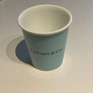 Tiffany Coffee Cup in Bone China tiffany blue made in Japan excellent condition